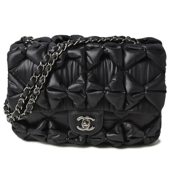 Chanel Handbags - CHANEL Shoulder Bag Nylon Ribbon Black